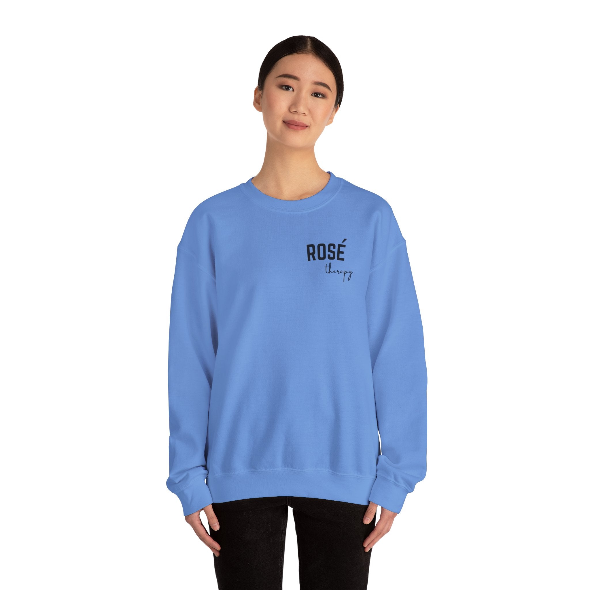 Rosé Therapy Crewneck Sweatshirt