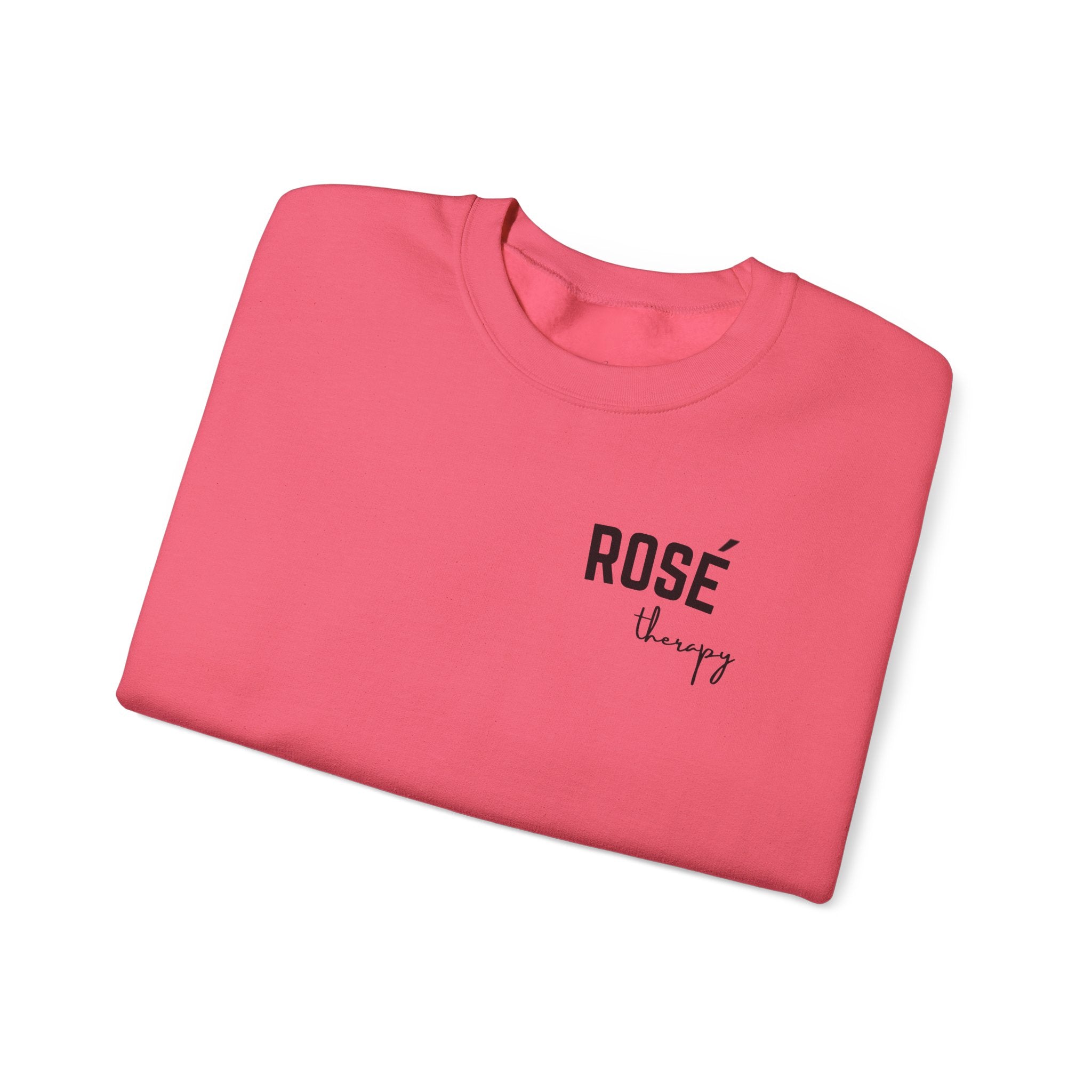 Rosé Therapy Crewneck Sweatshirt