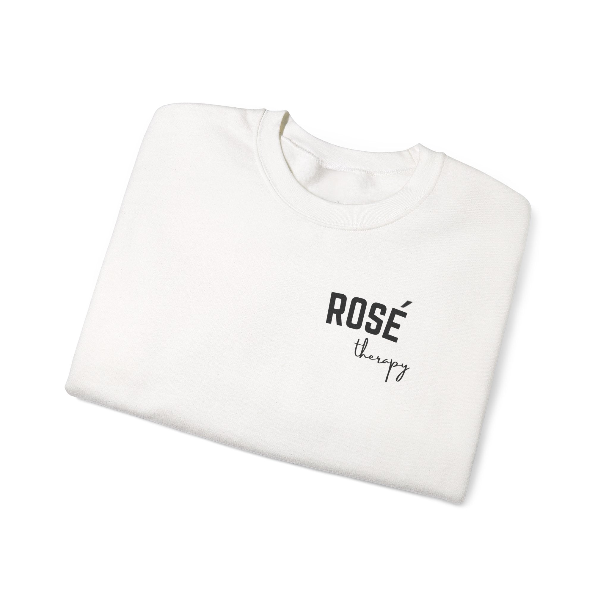 Rosé Therapy Crewneck Sweatshirt