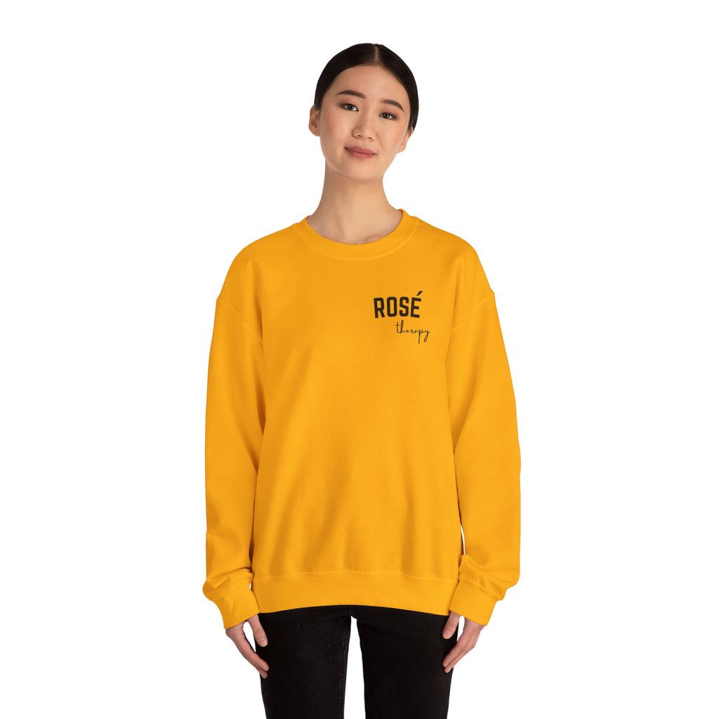 Rosé Therapy Crewneck Sweatshirt