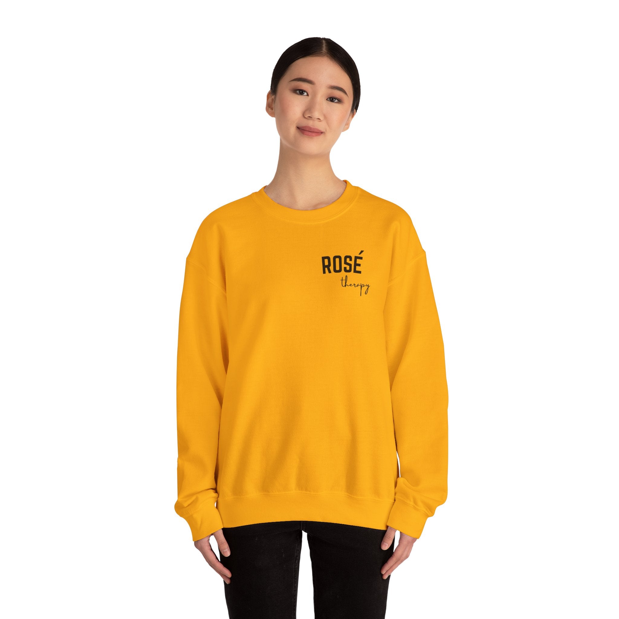 Rosé Therapy Crewneck Sweatshirt