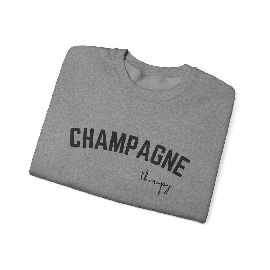 Champagne Therapy Crewneck Sweatshirt