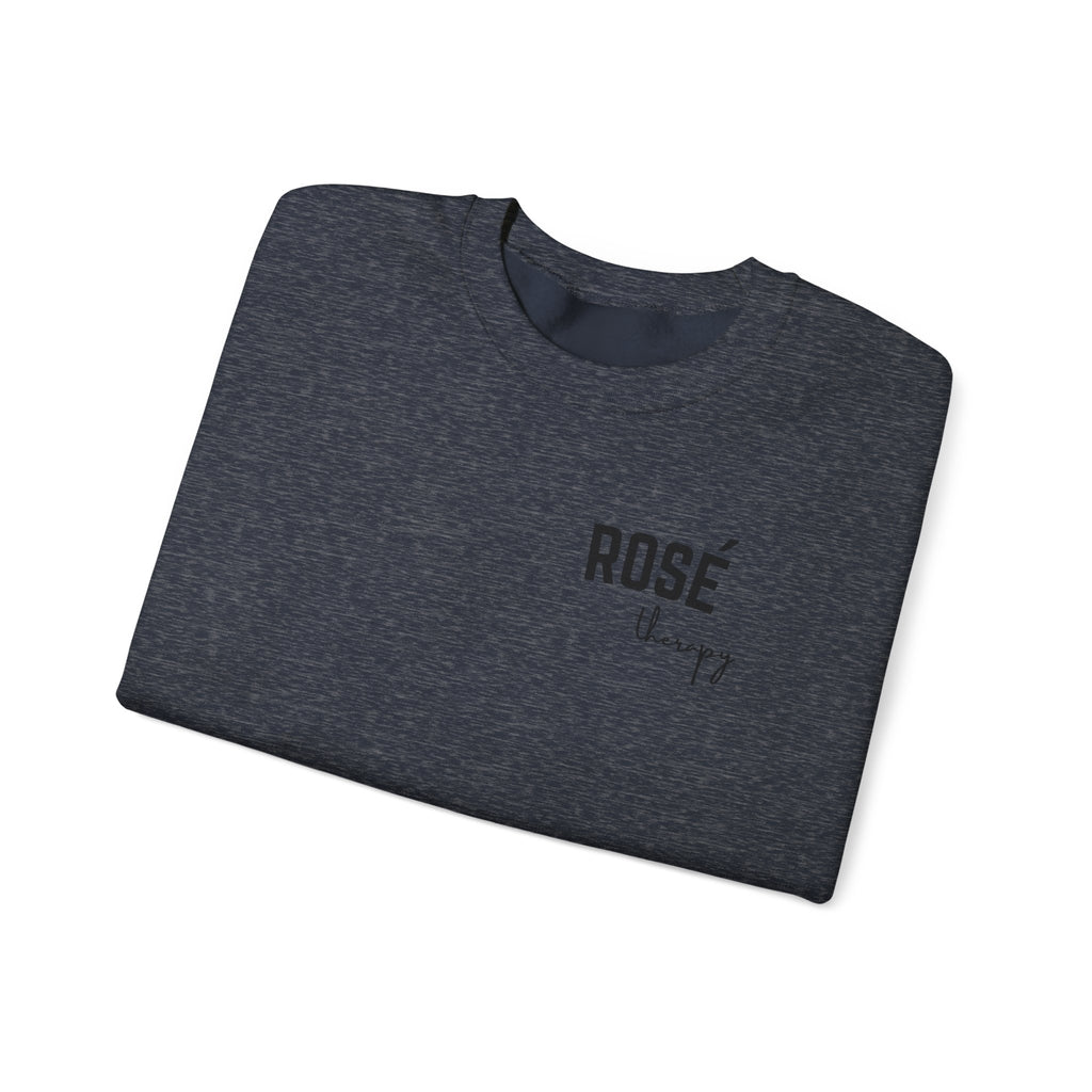 Rosé Therapy Crewneck Sweatshirt