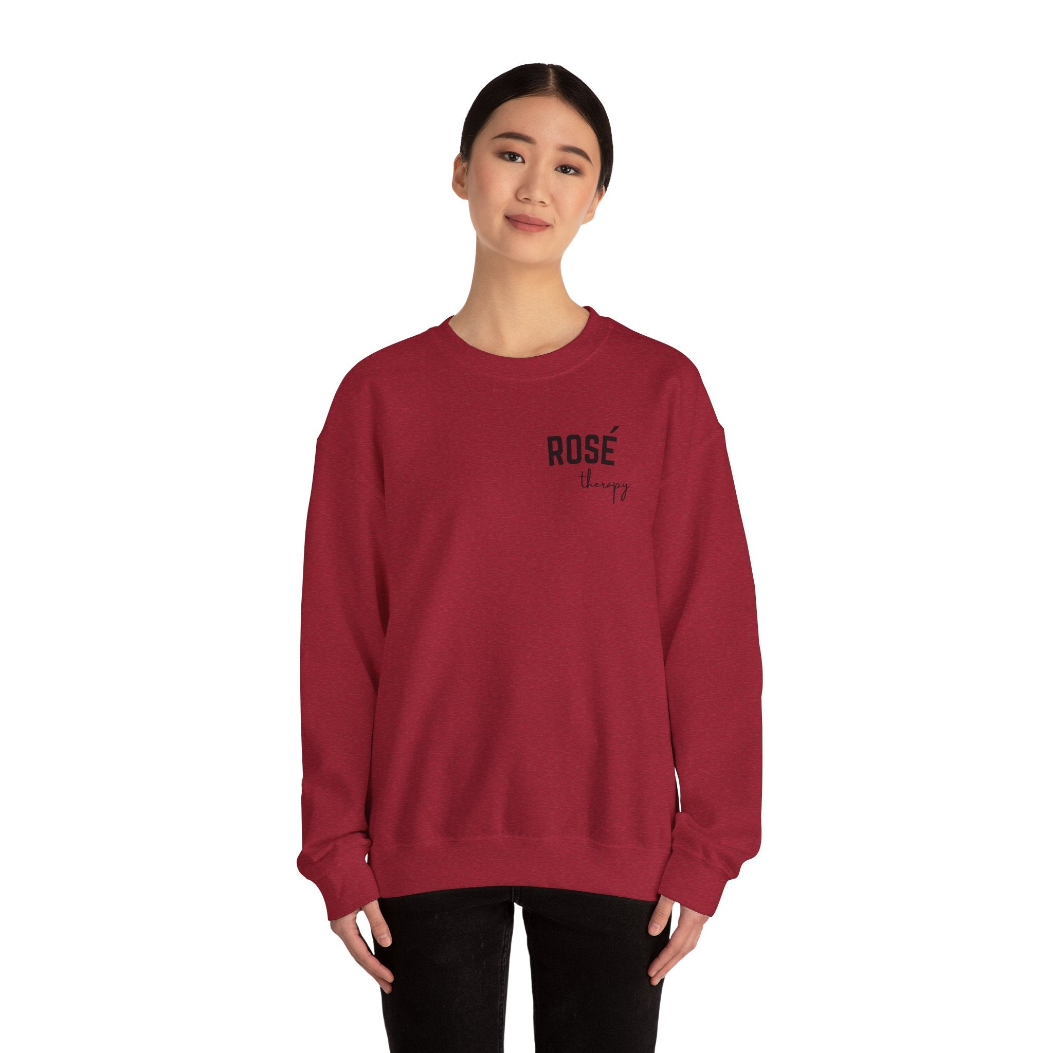 Rosé Therapy Crewneck Sweatshirt