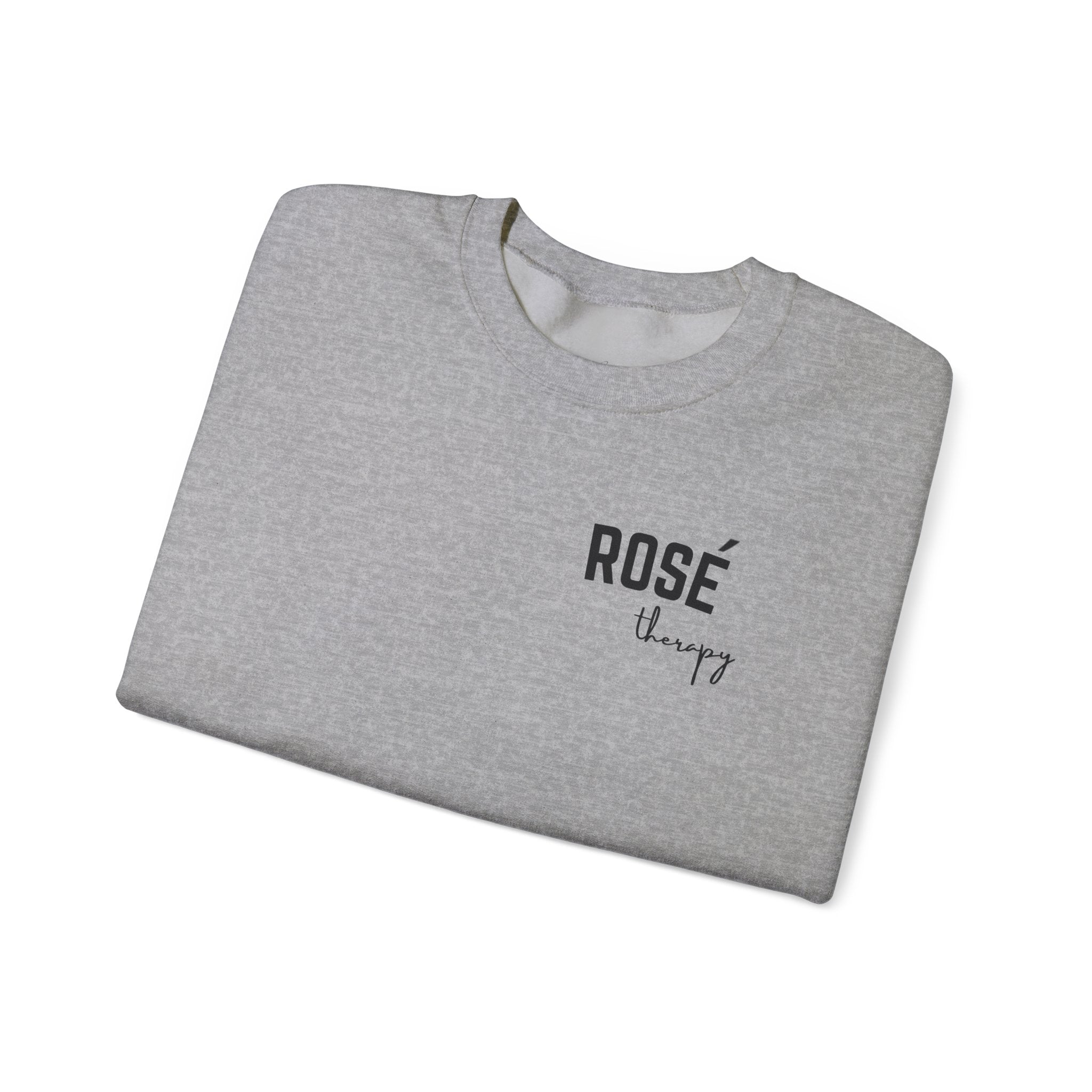 Rosé Therapy Crewneck Sweatshirt