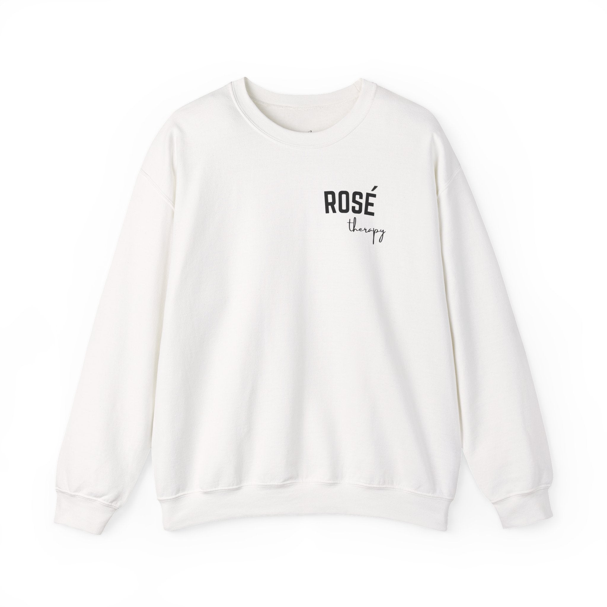 Rosé Therapy Crewneck Sweatshirt
