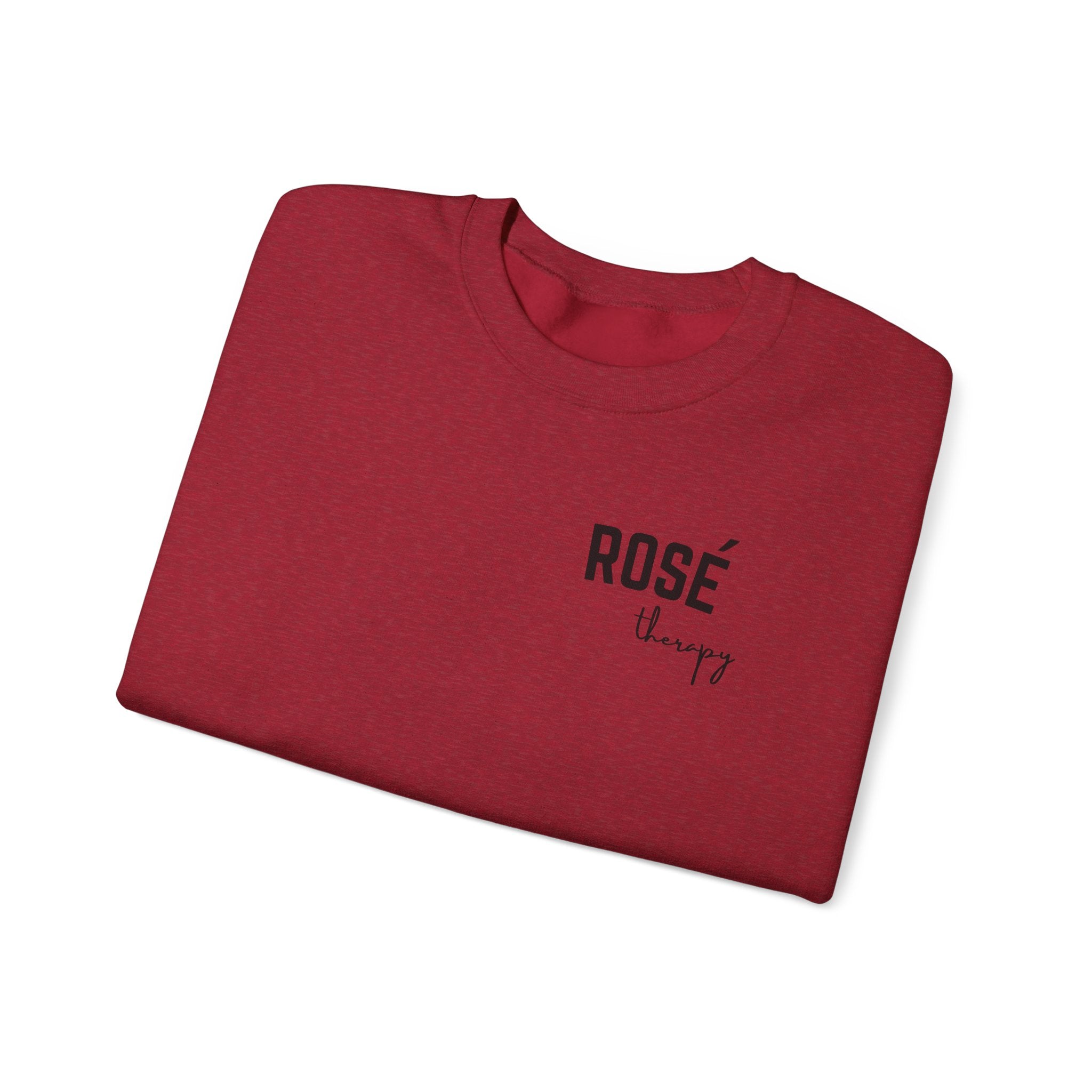 Rosé Therapy Crewneck Sweatshirt