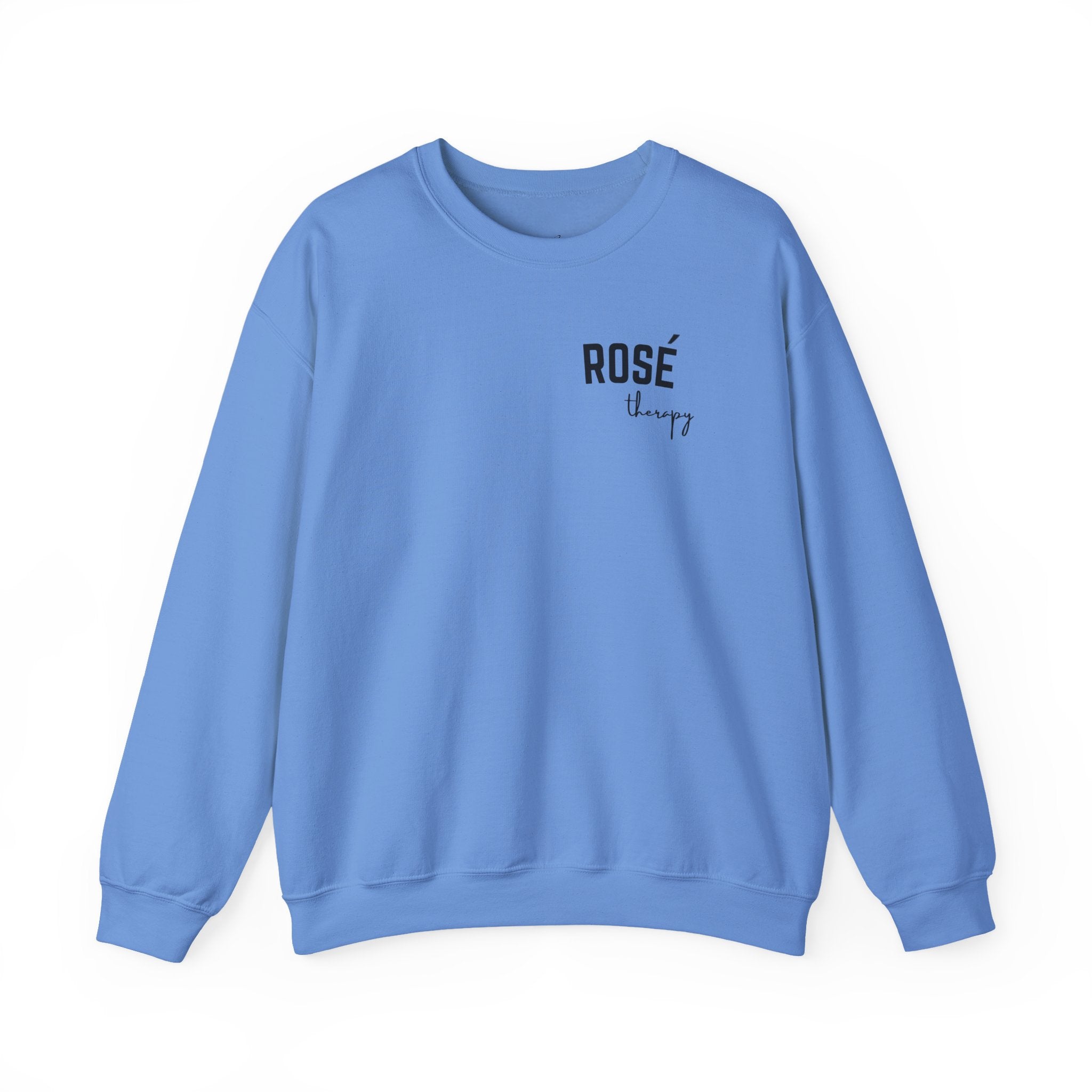 Rosé Therapy Crewneck Sweatshirt