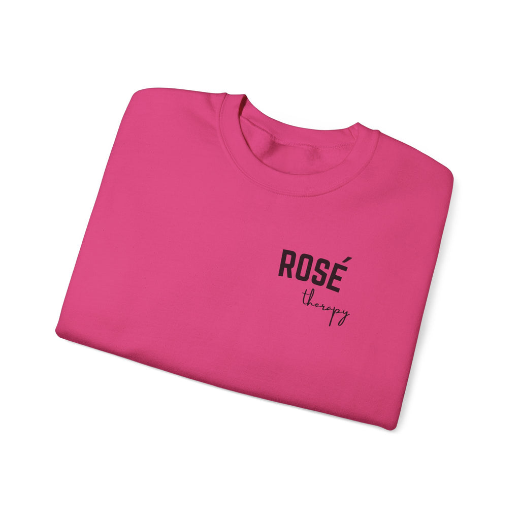 Rosé Therapy Crewneck Sweatshirt