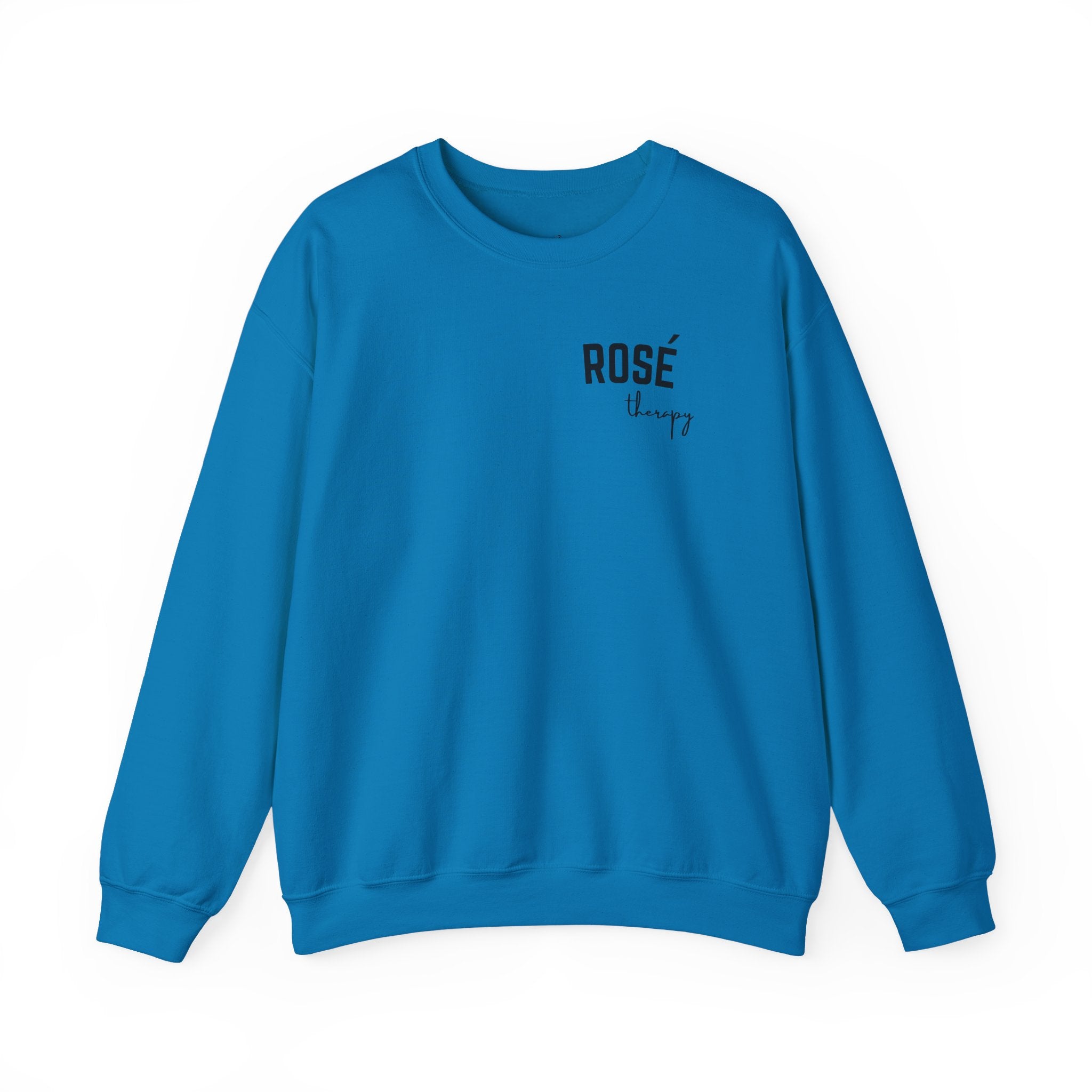 Rosé Therapy Crewneck Sweatshirt