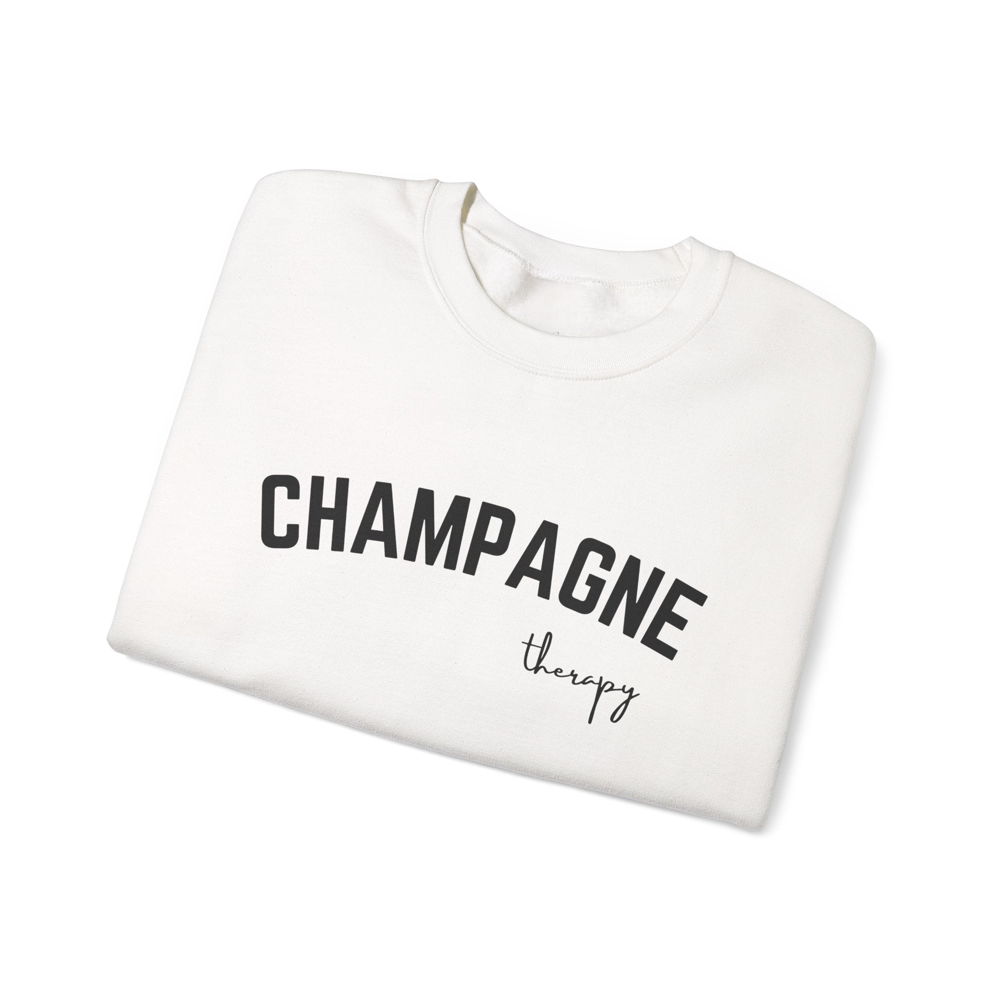 Champagne Therapy Crewneck Sweatshirt