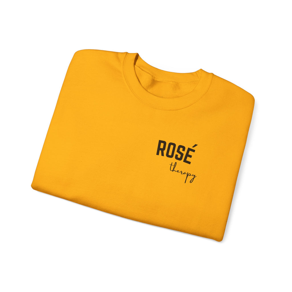 Rosé Therapy Crewneck Sweatshirt