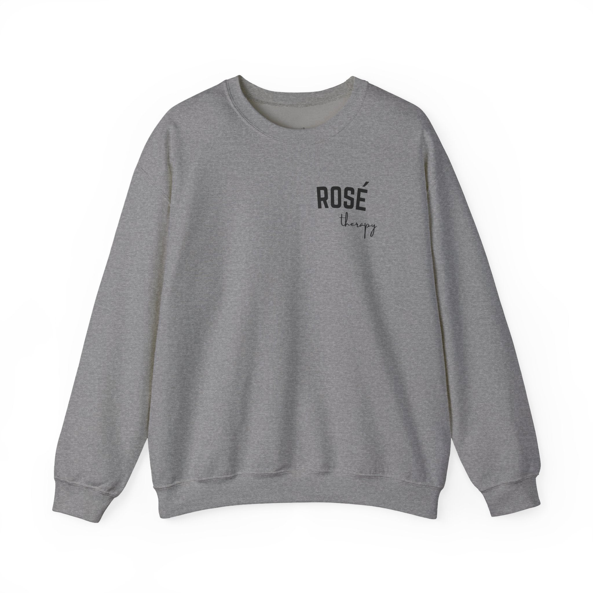 Rosé Therapy Crewneck Sweatshirt