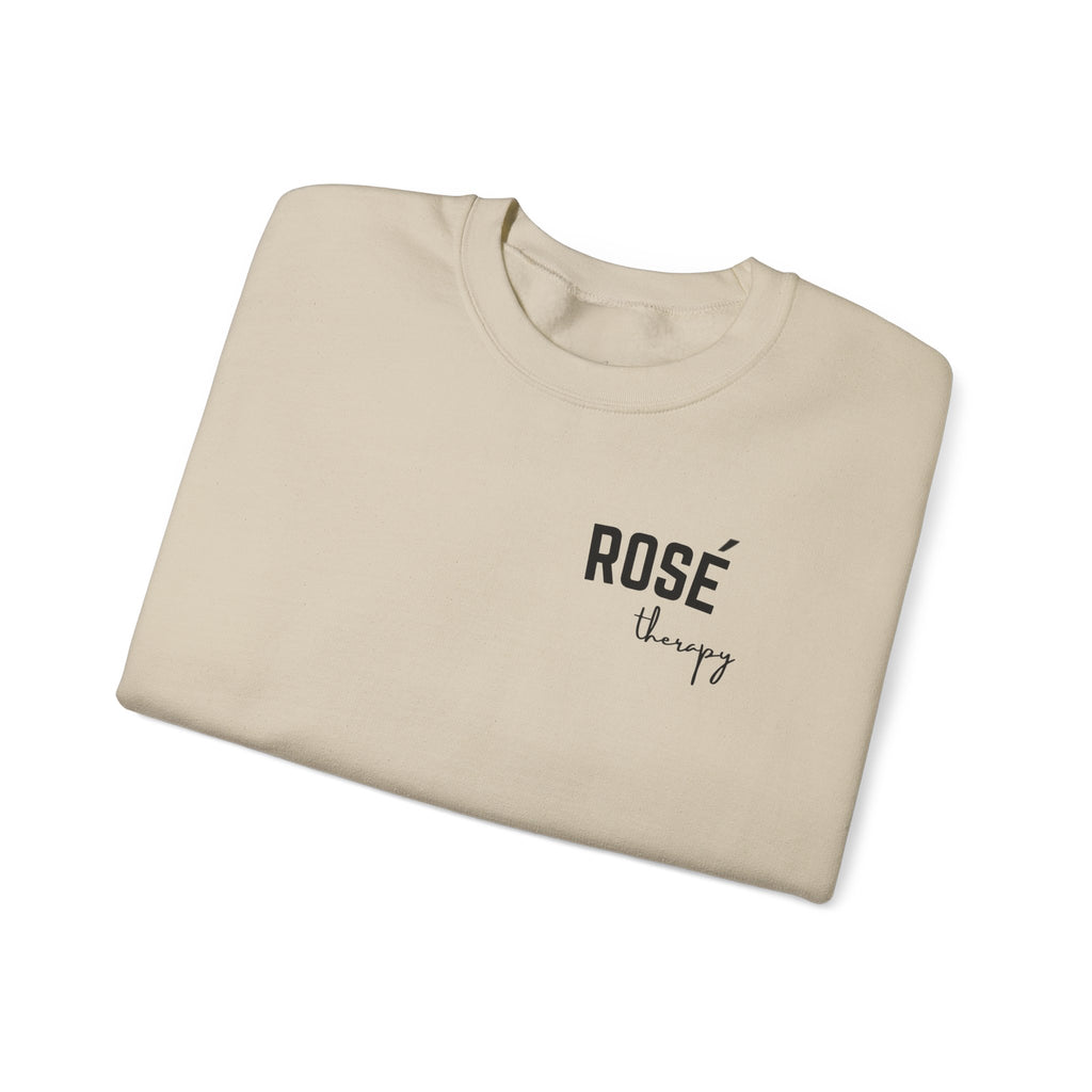Rosé Therapy Crewneck Sweatshirt