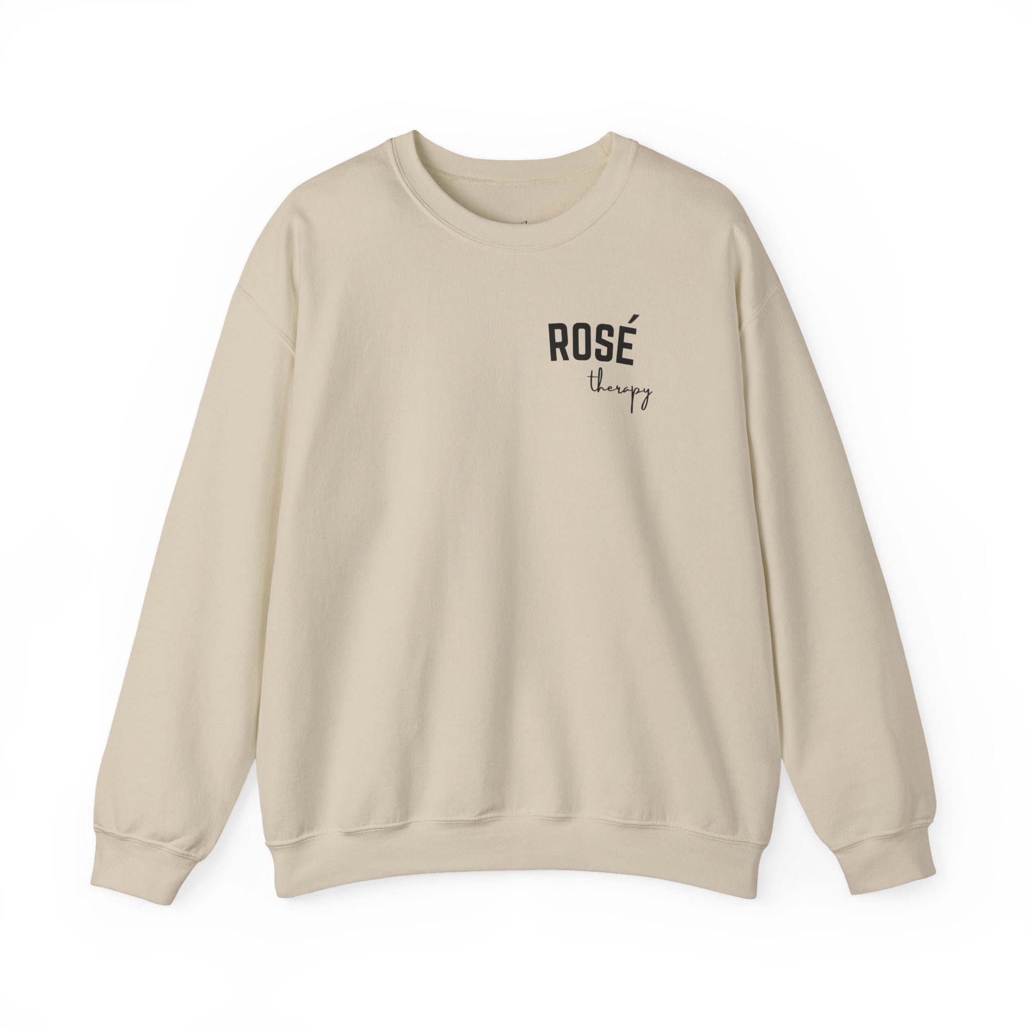 Rosé Therapy Crewneck Sweatshirt