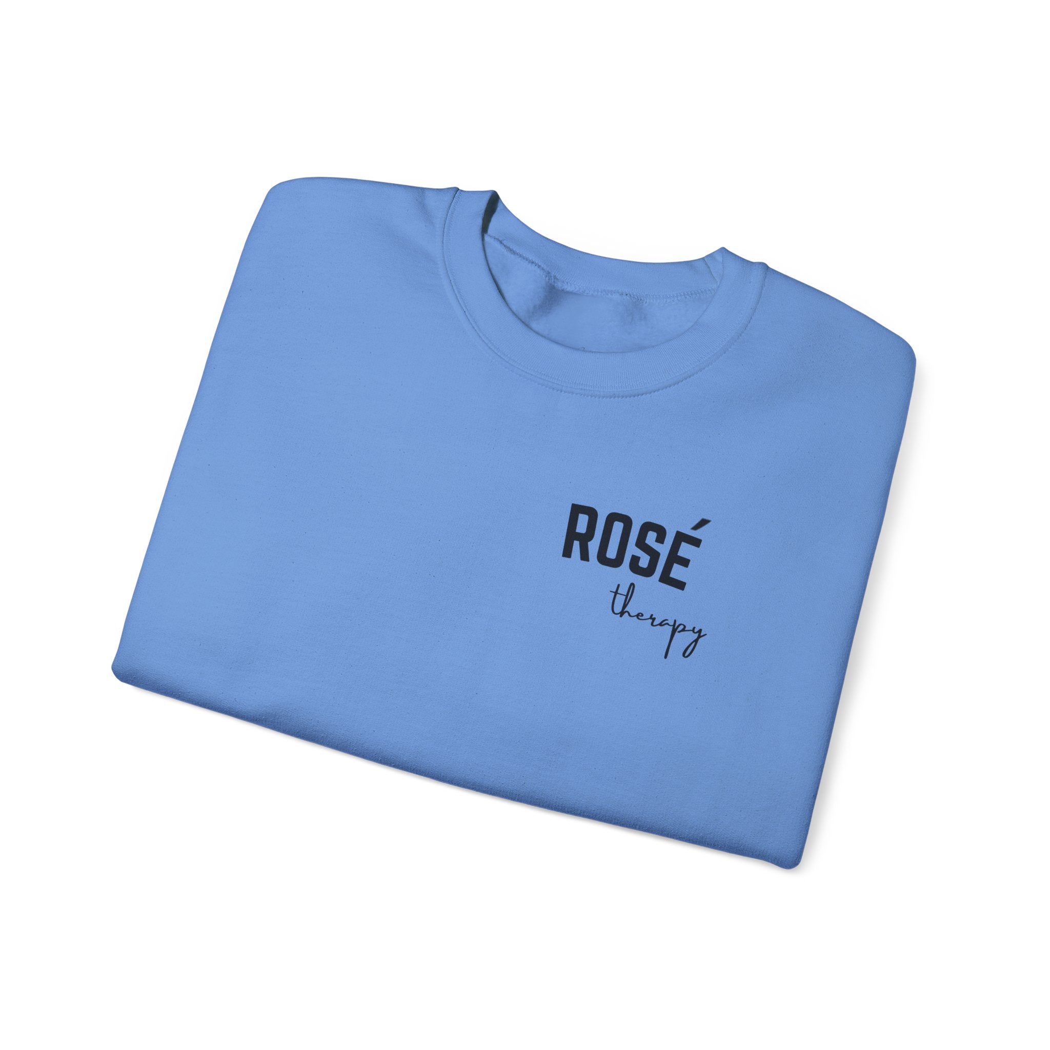 Rosé Therapy Crewneck Sweatshirt