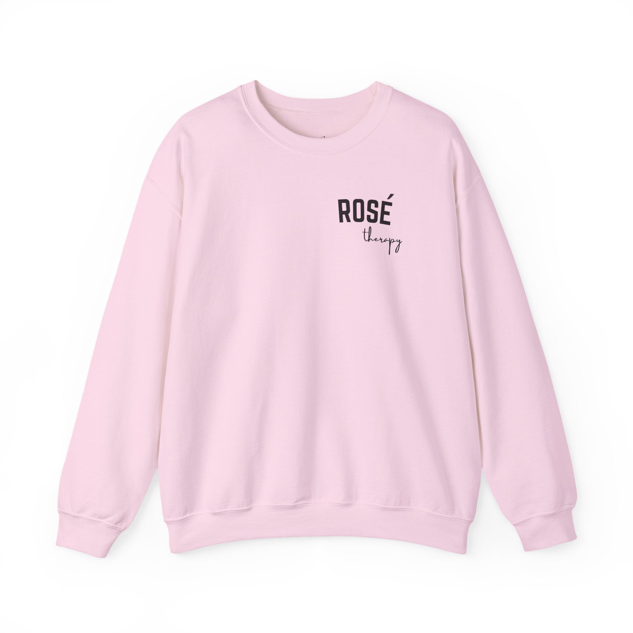 Rosé Therapy Crewneck Sweatshirt