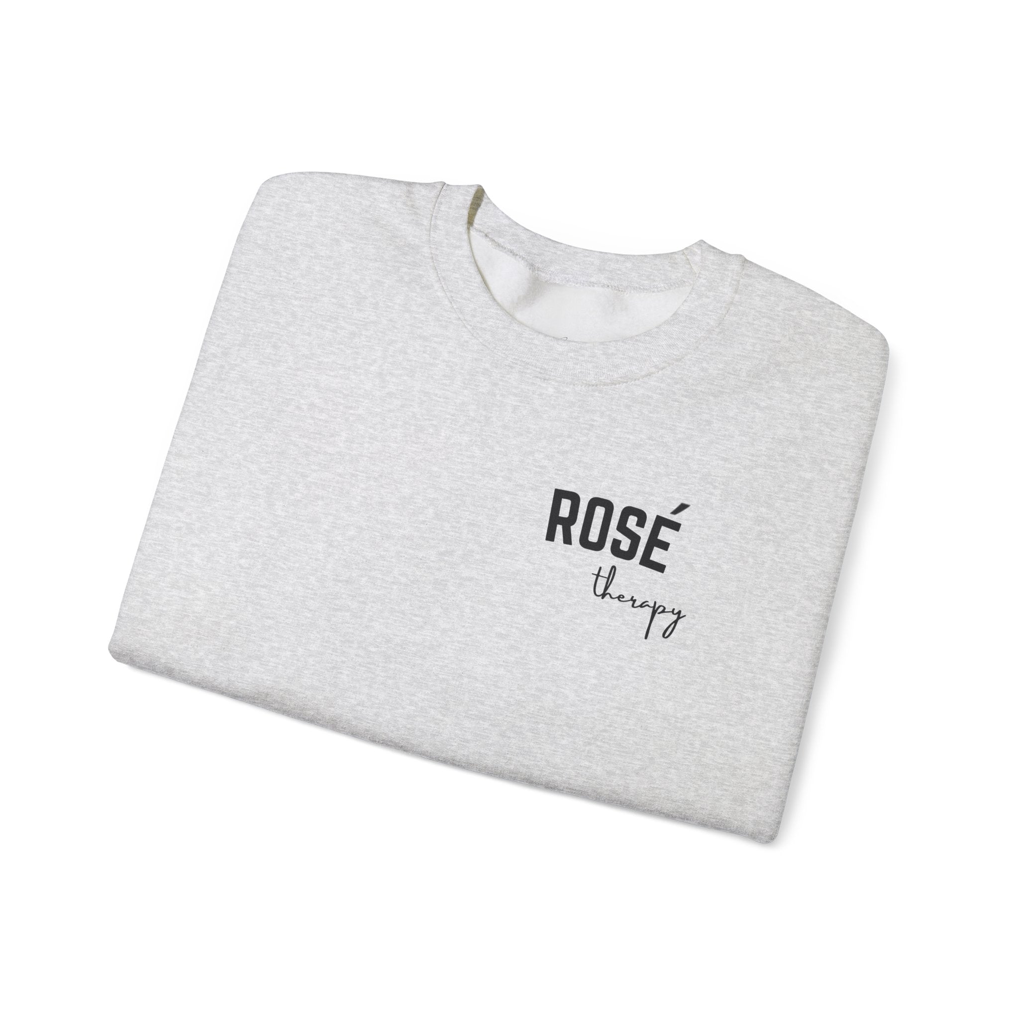 Rosé Therapy Crewneck Sweatshirt