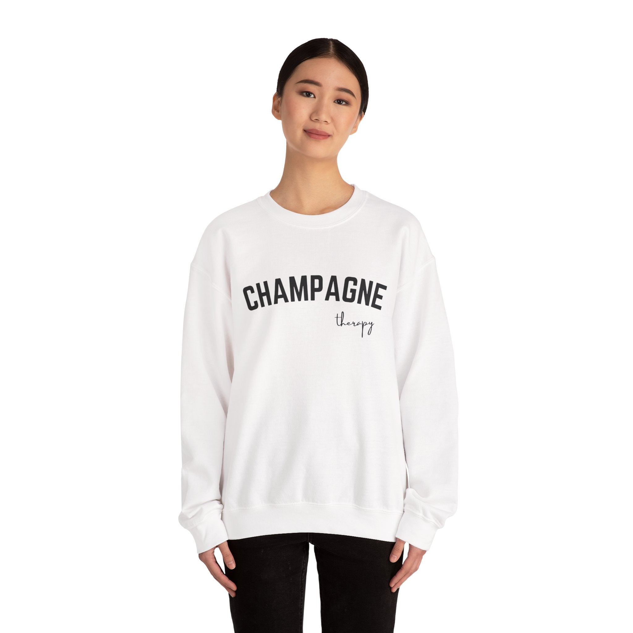 Champagne Therapy Crewneck Sweatshirt