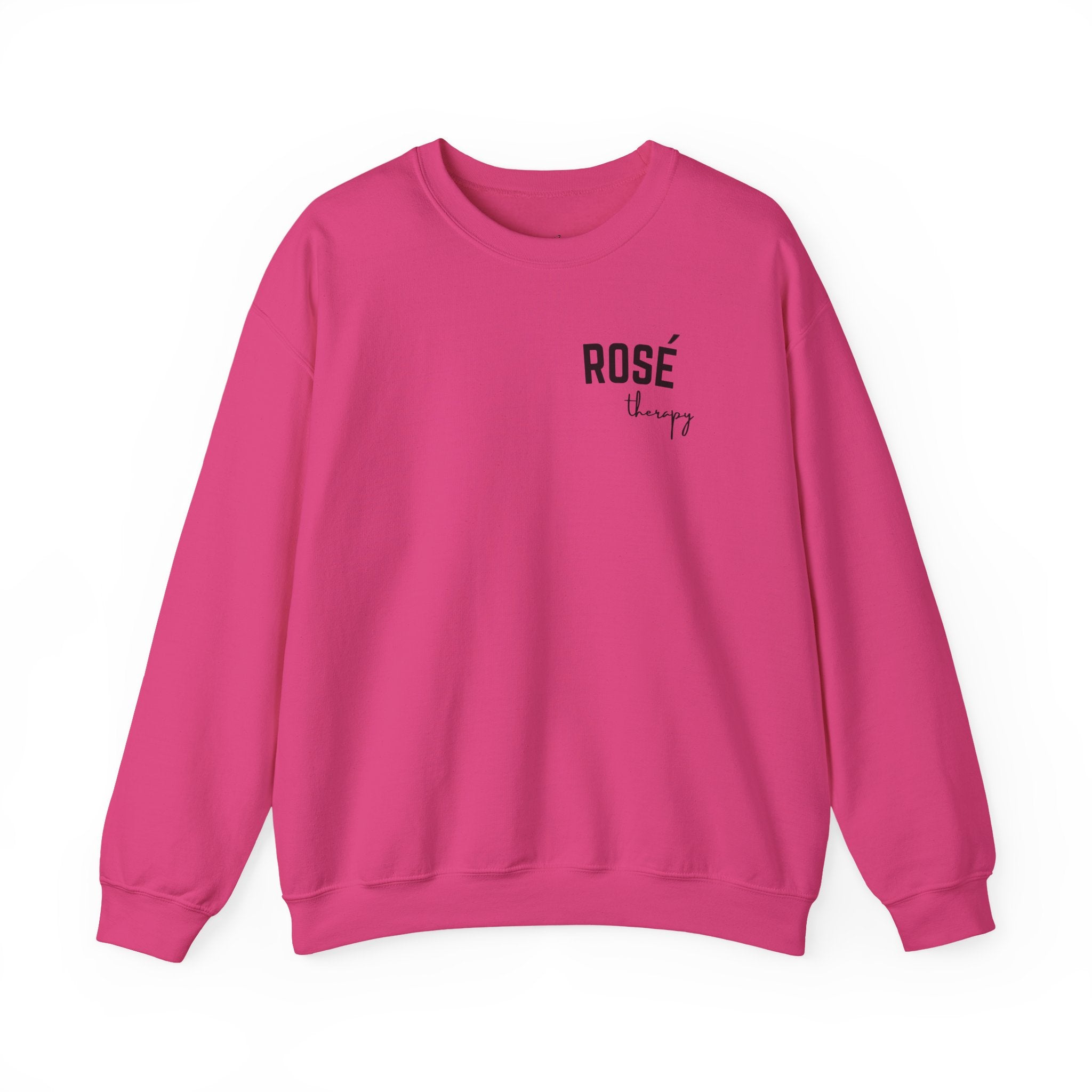 Rosé Therapy Crewneck Sweatshirt