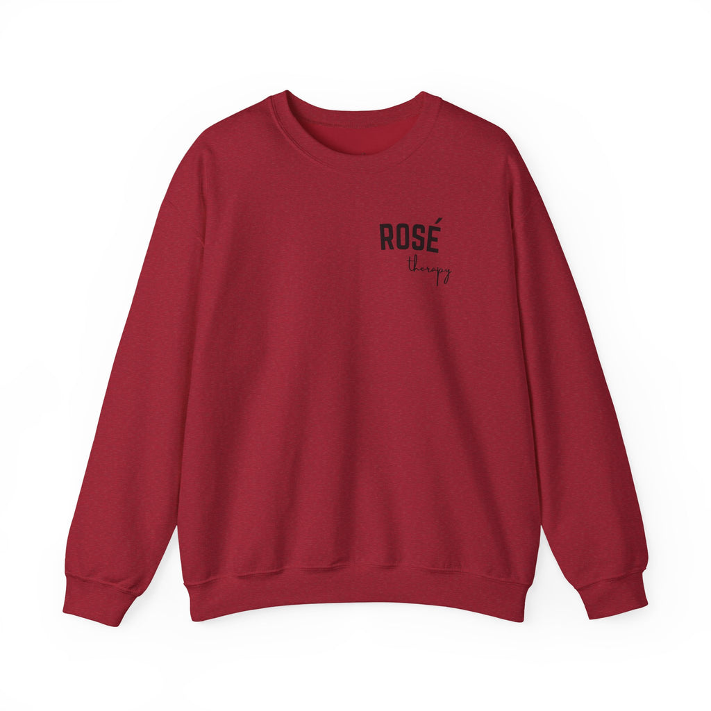 Rosé Therapy Crewneck Sweatshirt