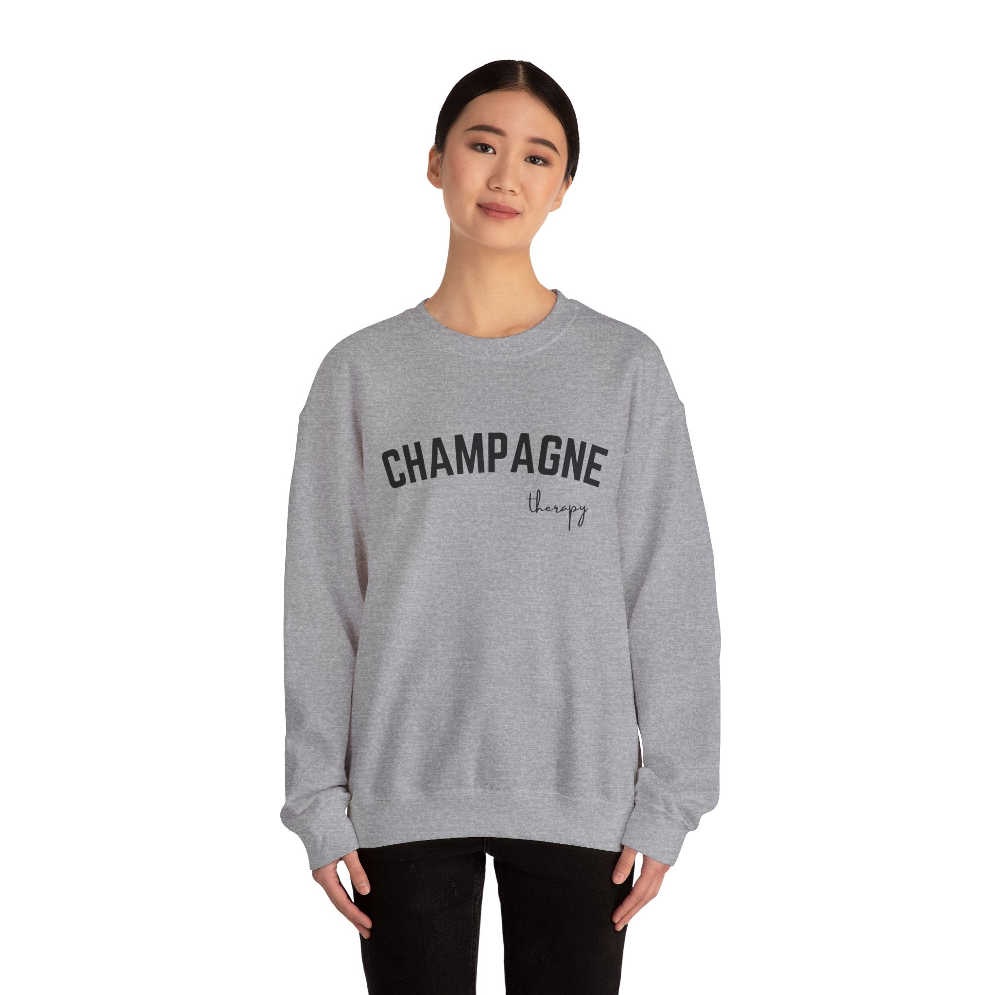 Champagne Therapy Crewneck Sweatshirt