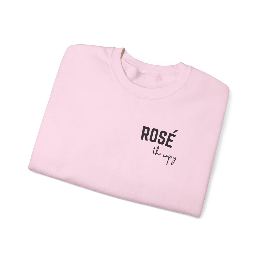 Rosé Therapy Crewneck Sweatshirt