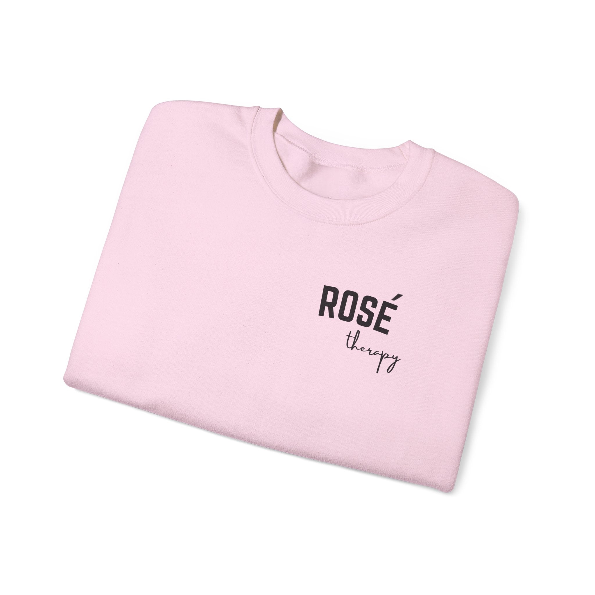 Rosé Therapy Crewneck Sweatshirt