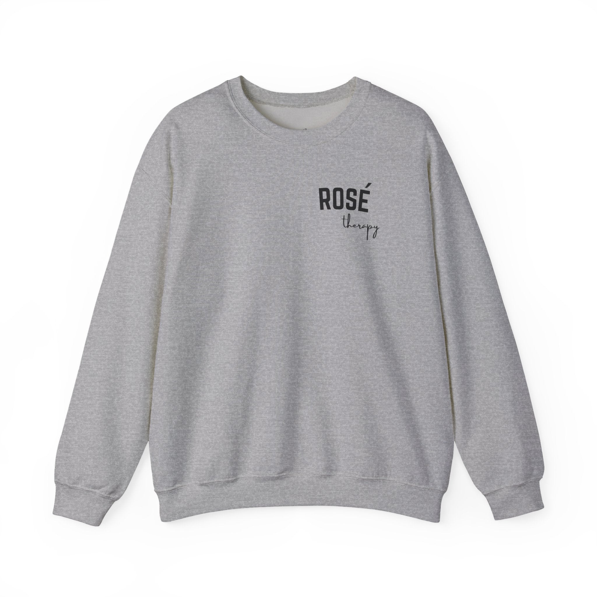 Rosé Therapy Crewneck Sweatshirt