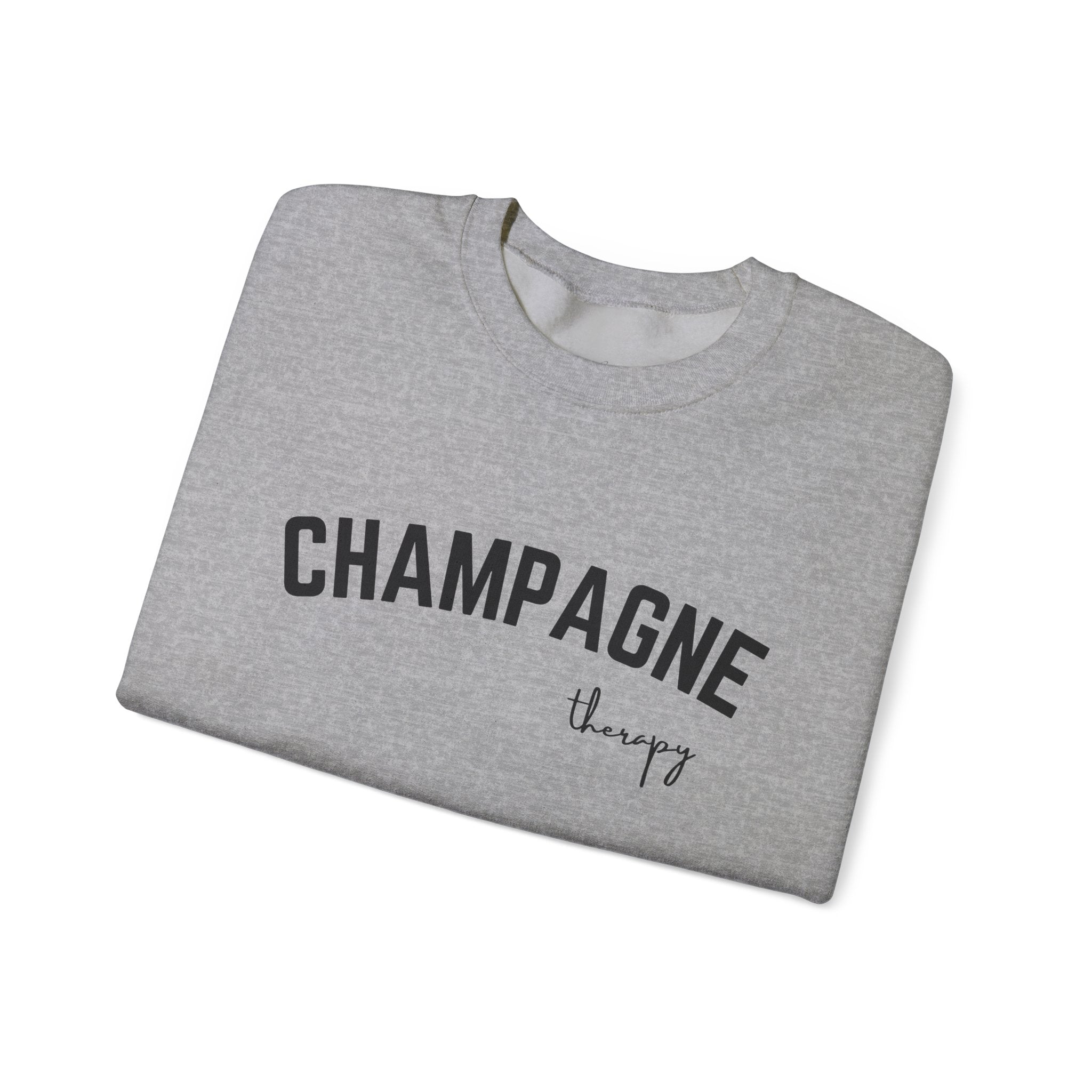 Champagne Therapy Crewneck Sweatshirt