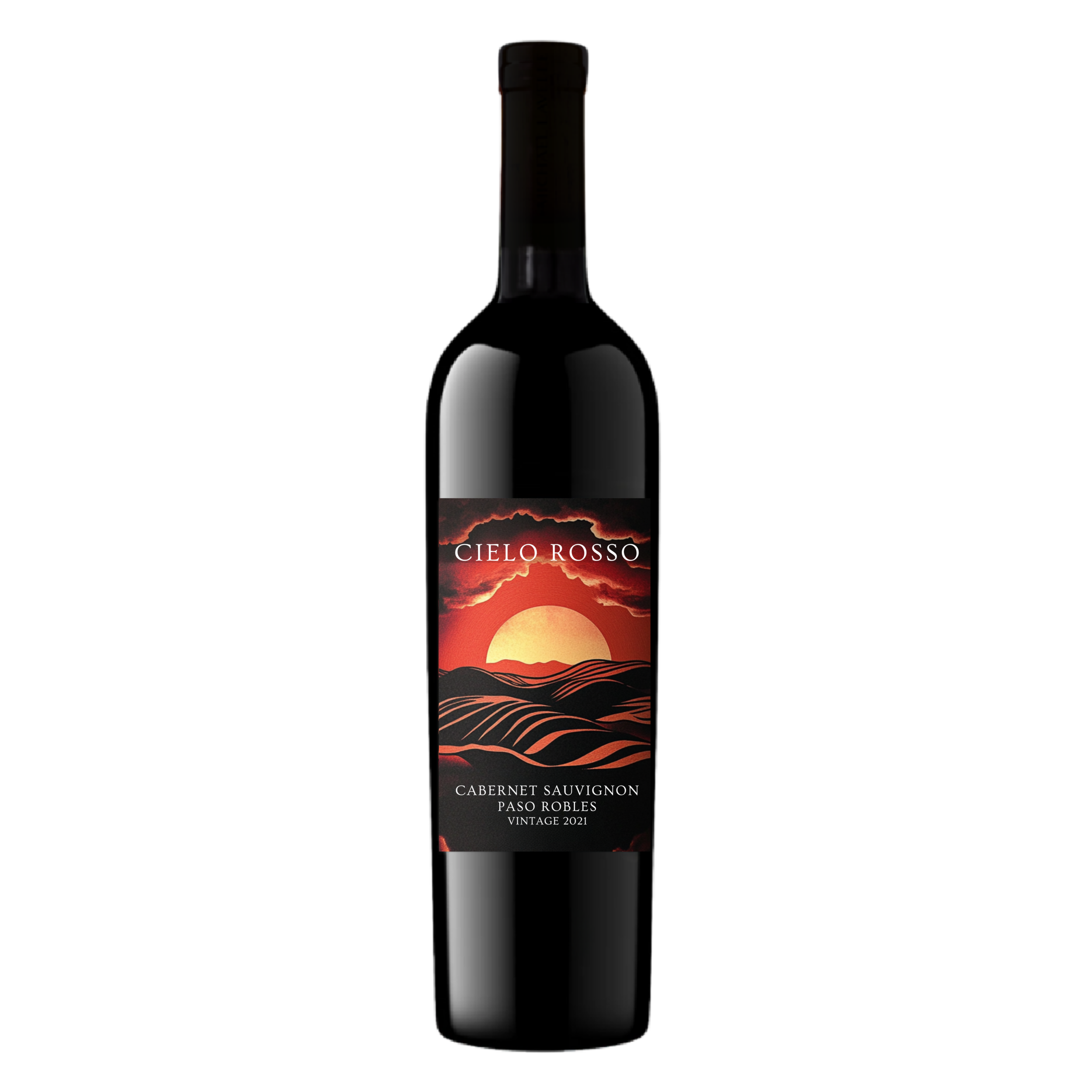 Cielo Rosso Cabernet Sauvignon bottle by Keisha Chanelle Wines 